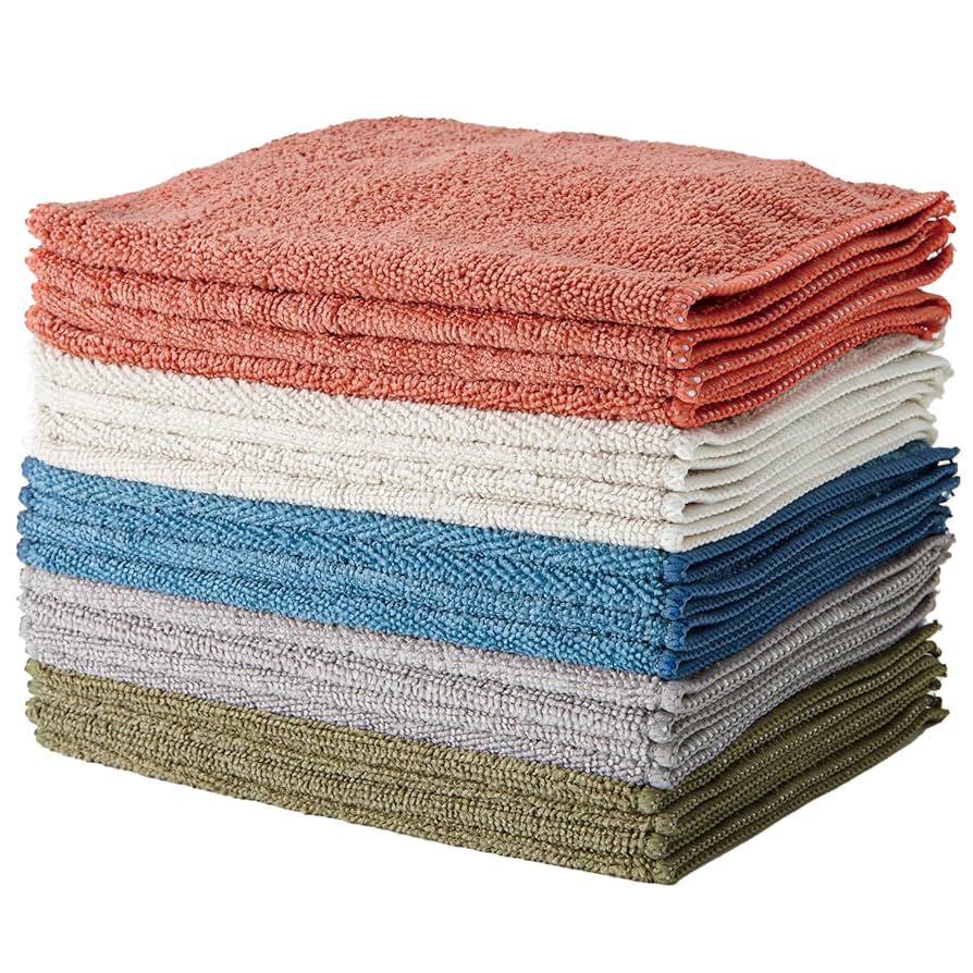 Amazon.co.jp: トップ産業 マイクロファイバークロス5色20枚組